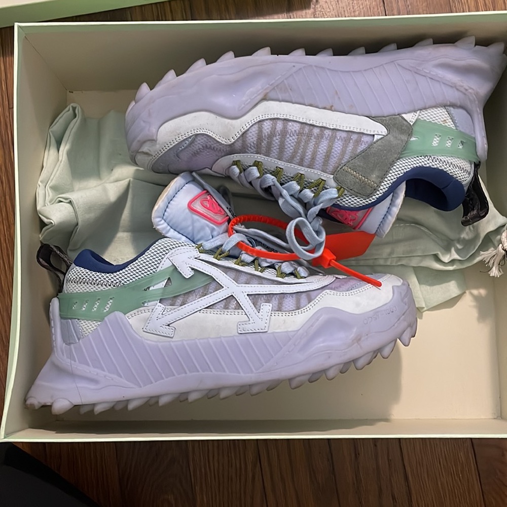 Baby Blue OFF-WHITE Odsy 1000 Low-Top Sneakers